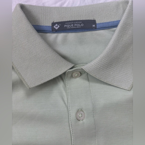 Men's Light Green Polo Shirt - Picture 2 of 3
